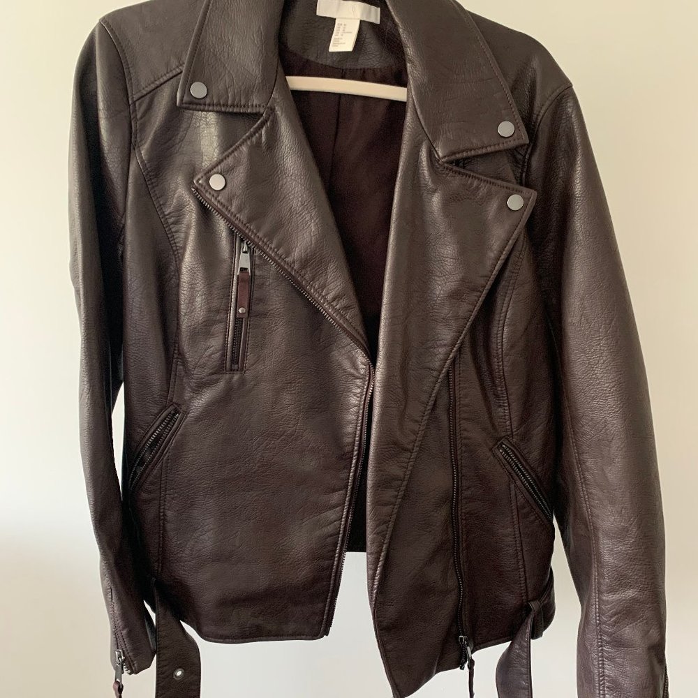 Brown Pleather Jacket
